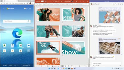 Windows 11 Home – Snap Layouts ablakelrendezés