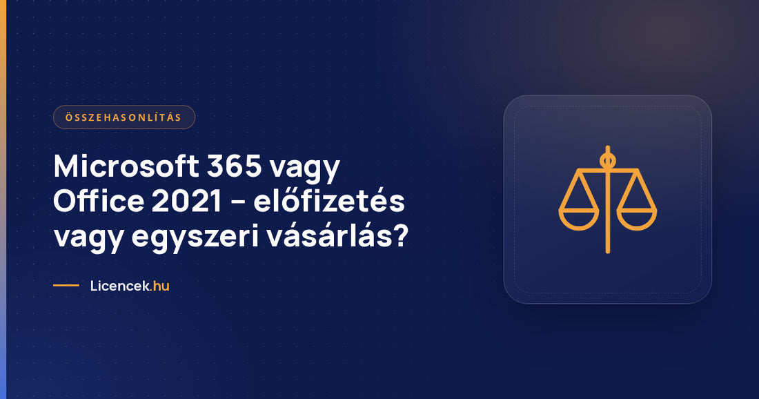 Microsoft 365 vagy Office 2021 – előfizetés vagy egyszeri vásárlás?