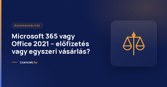 Microsoft 365 vagy Office 2021 – előfizetés vagy egyszeri vásárlás?