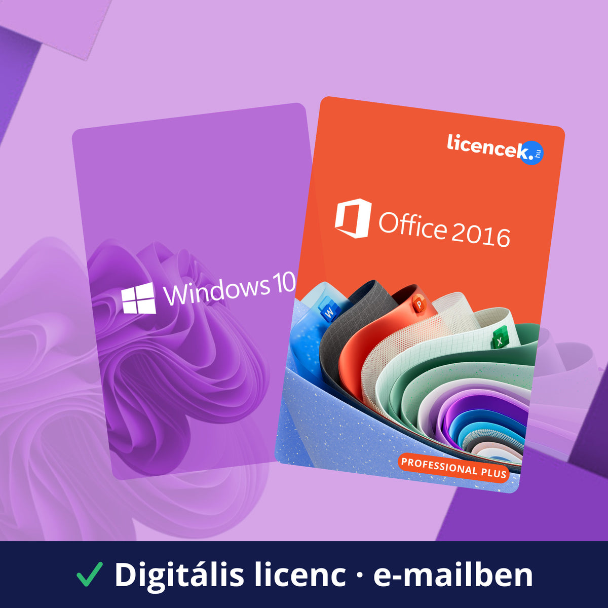 Windows 10 Pro + Office 2016 Professional Plus csomag – termékkép