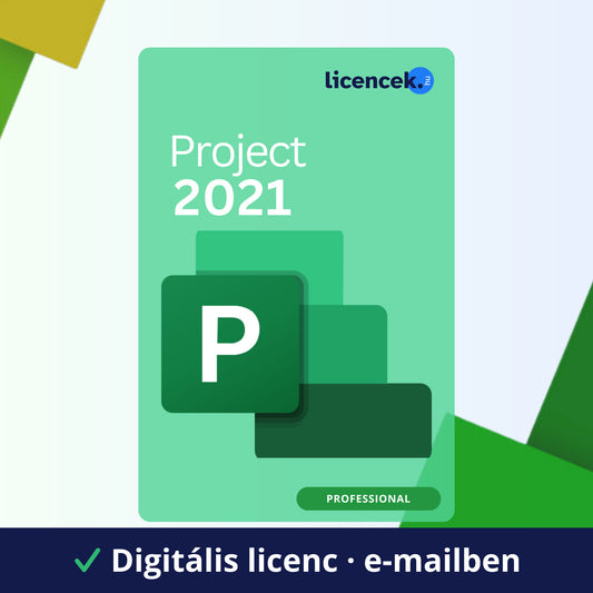 Microsoft Project 2021 Professional – digitális licenc, termékkulcs